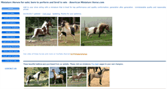 Desktop Screenshot of americanminiaturehorse.com